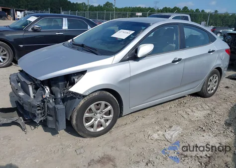 2012 Hyundai Accent Gls z USA, uszkodzony, nr VIN KMHCT4AE0CU097652